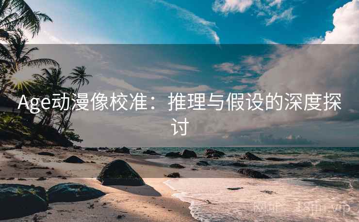 Age动漫像校准：推理与假设的深度探讨